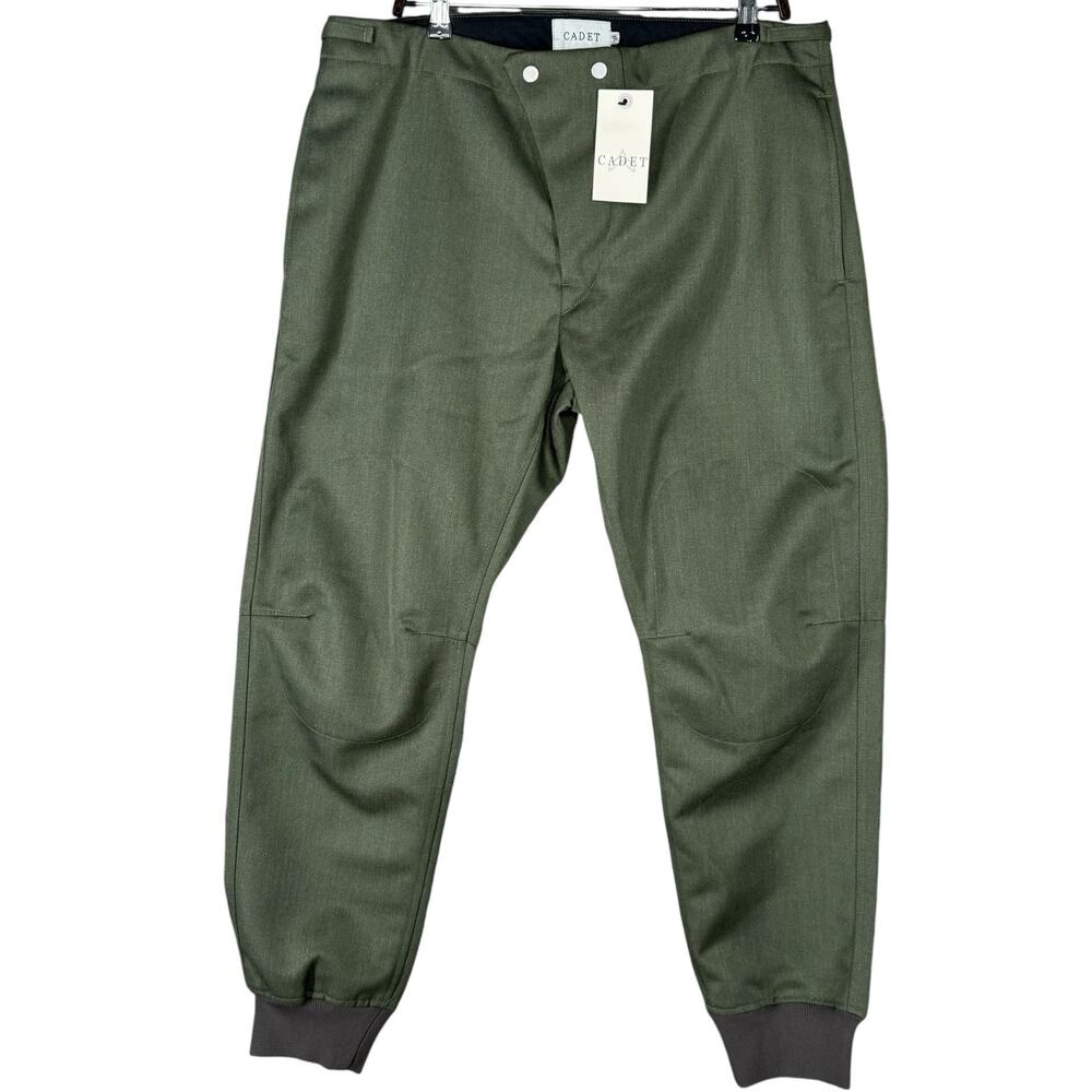 Cadet‎ Clothing Pants Mens Size 38 Green Aviator Pant NWT Cuffed Military